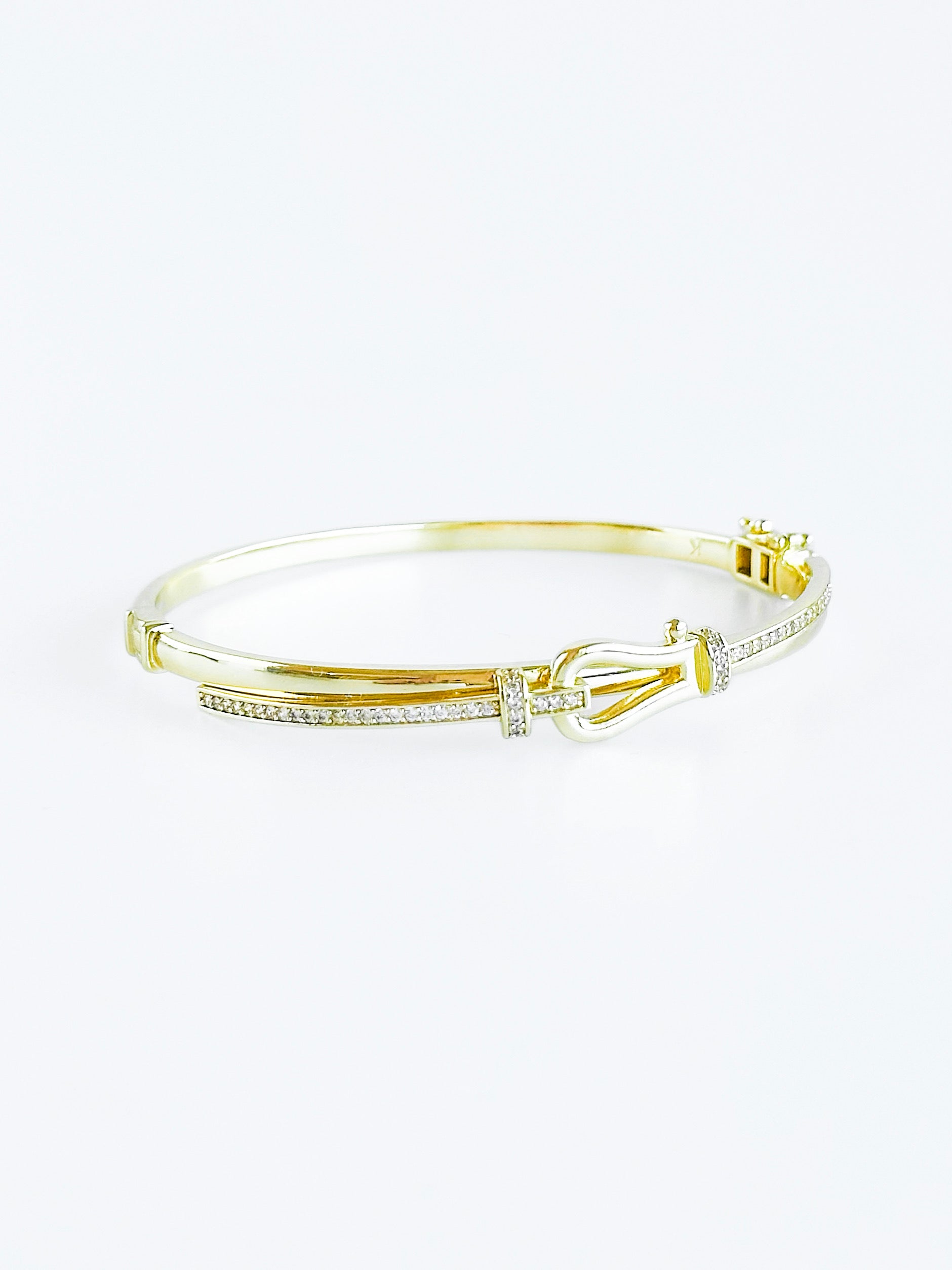 PRE ORDER-CZ Knot Bangle Bracelet-230 Jewelry-NYC-Coastal Bloom Boutique, find the trendiest versions of the popular styles and looks Located in Indialantic, FL