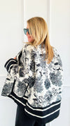 Adorable Italian Jacket- Black-160 Jackets-K2-Coastal Bloom Boutique, find the trendiest versions of the popular styles and looks Located in Indialantic, FL