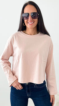 Falling In Love Wide Long Sleeve T-Shirt-130 Long Sleeve Tops-HYFVE-Coastal Bloom Boutique, find the trendiest versions of the popular styles and looks Located in Indialantic, FL