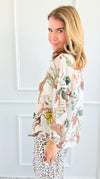 Safari Paradise Italian Shirt-170 Bottoms-Italianissimo-Coastal Bloom Boutique, find the trendiest versions of the popular styles and looks Located in Indialantic, FL