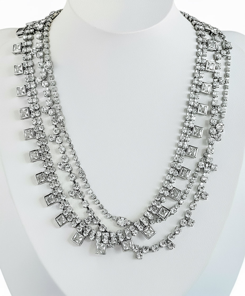 Virginia Necklace - Silver - TOVA-230 Jewelry-TOVA-Coastal Bloom Boutique, find the trendiest versions of the popular styles and looks Located in Indialantic, FL