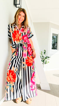 Midnight Bouquet Italian Pant