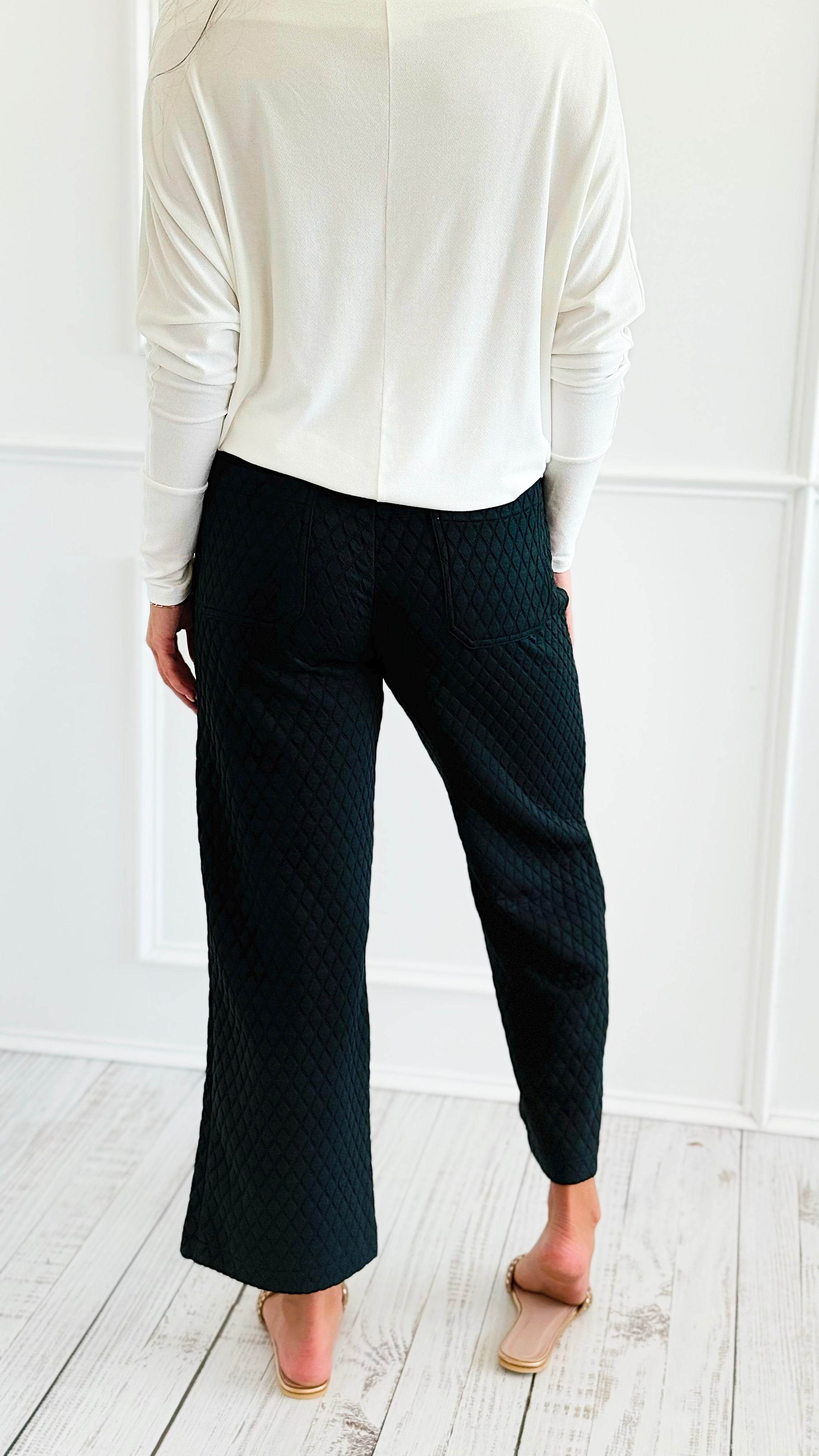 Buttoned Up Quilted Pants-170 Bottoms-VOY-Coastal Bloom Boutique, find the trendiest versions of the popular styles and looks Located in Indialantic, FL