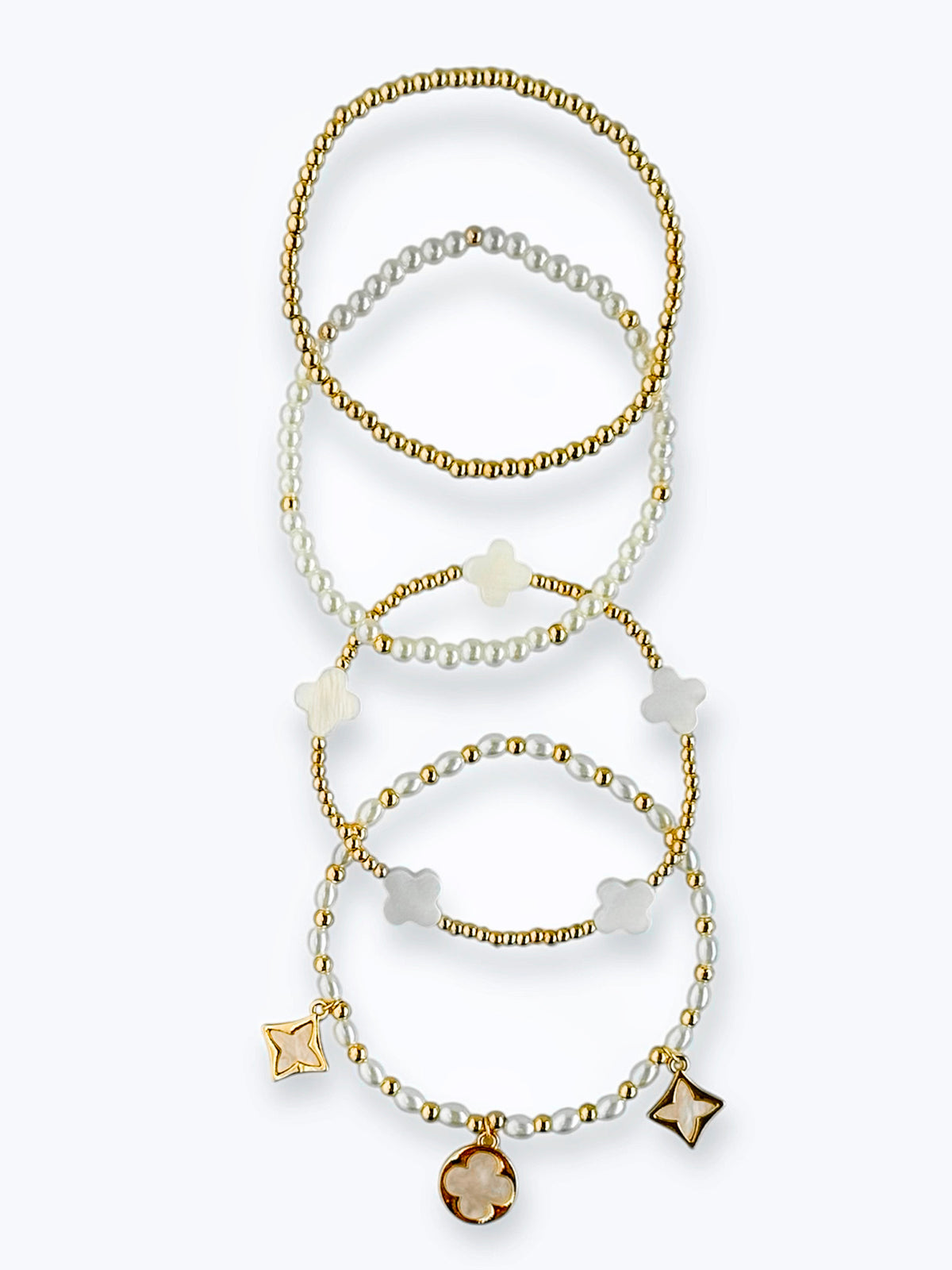 Pearl Whimsy Multi-Layer Bracelet-230 Jewelry-H&D-Coastal Bloom Boutique, find the trendiest versions of the popular styles and looks Located in Indialantic, FL