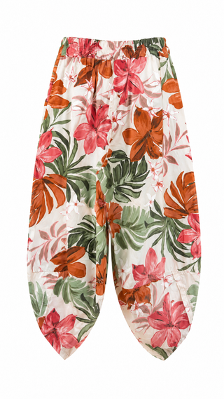 Island Daydream La Spezia Barrel Italian Pant- Ivory