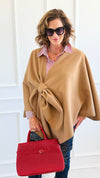 Starlight Wrap Italian Shawl- Camel-150 Cardigans/Layers-SEE YOU IN ROME-Coastal Bloom Boutique, find the trendiest versions of the popular styles and looks Located in Indialantic, FL