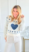 Heartfelt Whimsy Knit Sweater-140 Sweaters-Rousseau-Coastal Bloom Boutique, find the trendiest versions of the popular styles and looks Located in Indialantic, FL