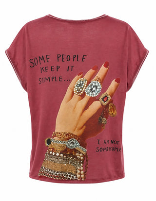 Keep It Extra Italian Graphic Aria Top