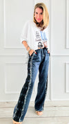 Starstruck Denim Pants-170 Bottoms-Her Bottari-Coastal Bloom Boutique, find the trendiest versions of the popular styles and looks Located in Indialantic, FL