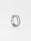 Sterling Silver CZ Station Baguette Band Ring-230 Jewelry-NYC-Coastal Bloom Boutique, find the trendiest versions of the popular styles and looks Located in Indialantic, FL