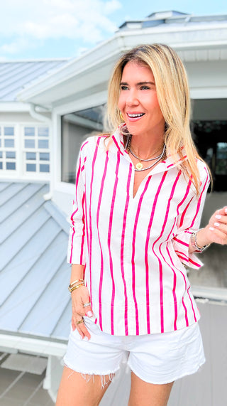 Modern Classic Top - Pink