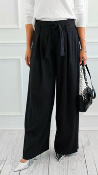 Elegance Pinstripe Italian Pant-100 Pants-AZUL MONACO-Coastal Bloom Boutique, find the trendiest versions of the popular styles and looks Located in Indialantic, FL