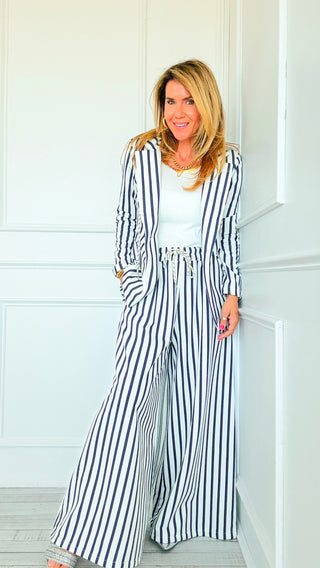 Caroline Italian Pant- Navy