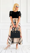 Checkered Knot Maxi Dress-200 Dresses/Jumpsuits/Rompers-Jodifl-Coastal Bloom Boutique, find the trendiest versions of the popular styles and looks Located in Indialantic, FL