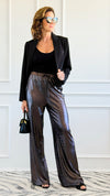 Walk the Line Charcoal Wide Leg Pants-170 Bottoms-GLAM-Coastal Bloom Boutique, find the trendiest versions of the popular styles and looks Located in Indialantic, FL