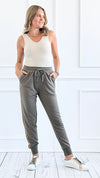Striped Side Jogger Pants-180 Joggers-mystree-Coastal Bloom Boutique, find the trendiest versions of the popular styles and looks Located in Indialantic, FL