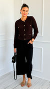 The Regent Cropped Cardigan Sweater-150 Cardigan Layers-Blu Pepper-Coastal Bloom Boutique, find the trendiest versions of the popular styles and looks Located in Indialantic, FL
