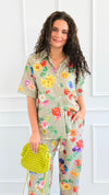Garden Reverie Set-210 Loungewear/Sets-Endless Moon-Coastal Bloom Boutique, find the trendiest versions of the popular styles and looks Located in Indialantic, FL