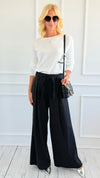 Elegance Pinstripe Italian Pant-100 Pants-AZUL MONACO-Coastal Bloom Boutique, find the trendiest versions of the popular styles and looks Located in Indialantic, FL