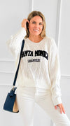 Santa Monica Cable Knit Sweater-140 Sweaters-Charlotte Avery-Coastal Bloom Boutique, find the trendiest versions of the popular styles and looks Located in Indialantic, FL