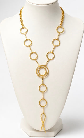 Golden Orbit Necklace