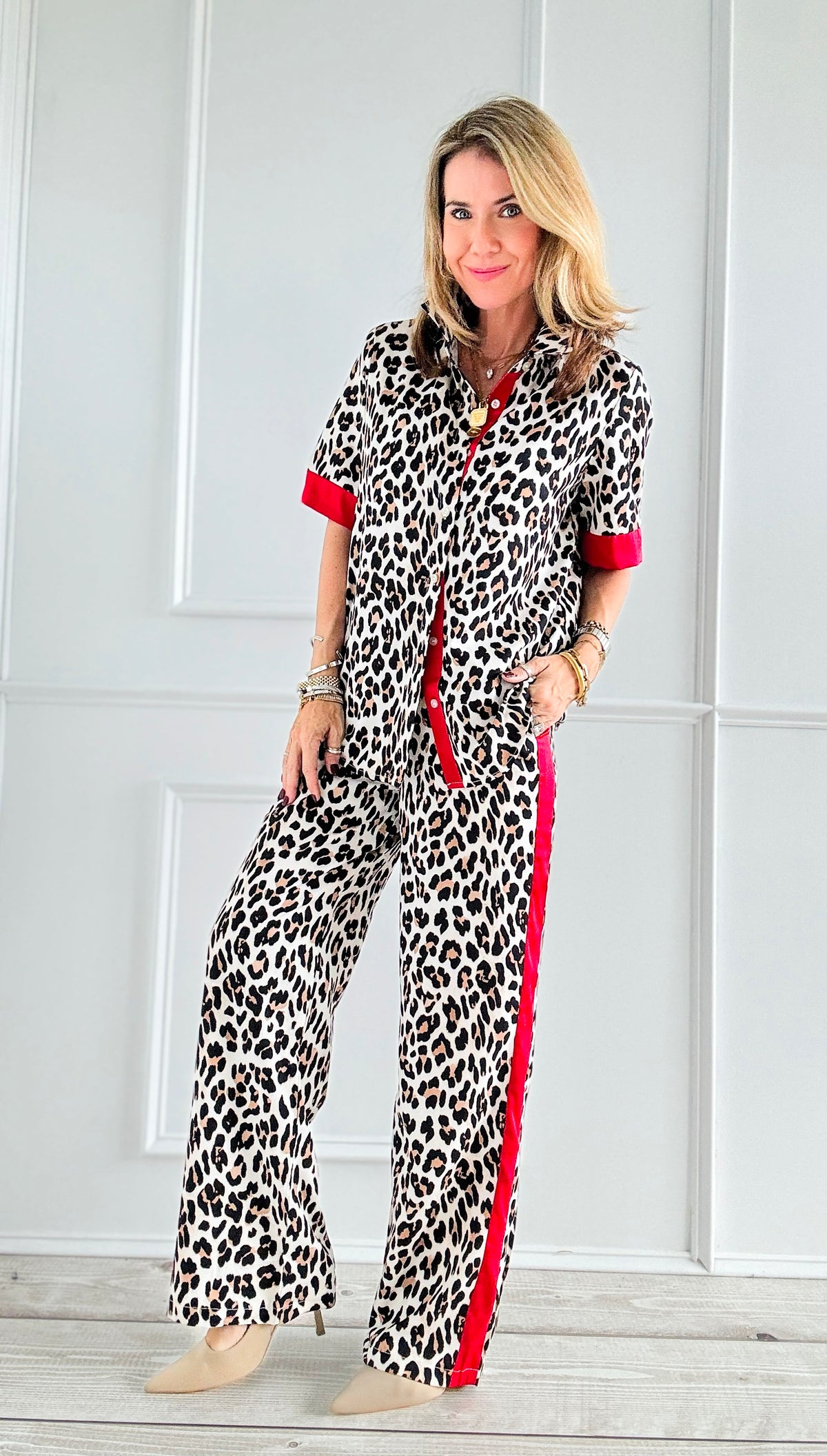 Bold Safari Chic Set-210 Loungewear/Sets-Tea & Cup-Coastal Bloom Boutique, find the trendiest versions of the popular styles and looks Located in Indialantic, FL