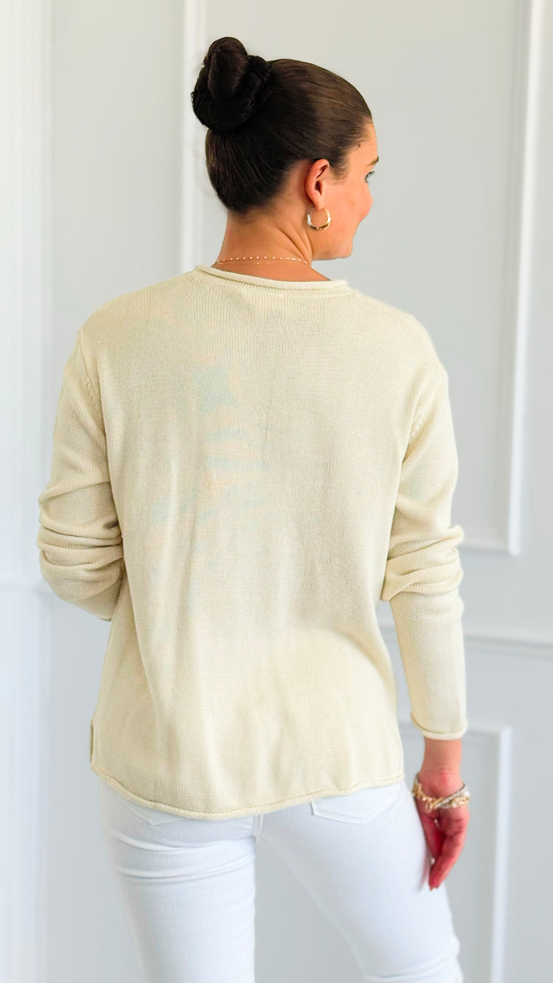 Saddle Up Graphic Sweater-140 Sweaters-Gilli-Coastal Bloom Boutique, find the trendiest versions of the popular styles and looks Located in Indialantic, FL