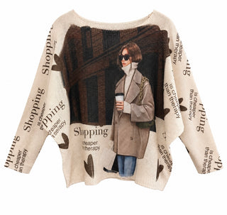 Coffee Is Therapy Italian St Tropez Knit