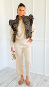 Le Puff Sauvage Vest-160 Jackets-JODIFL-Coastal Bloom Boutique, find the trendiest versions of the popular styles and looks Located in Indialantic, FL