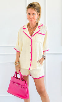 Soft Knit Lounge Set-210 Loungewear/Sets-Fantastic Fawn-Coastal Bloom Boutique, find the trendiest versions of the popular styles and looks Located in Indialantic, FL