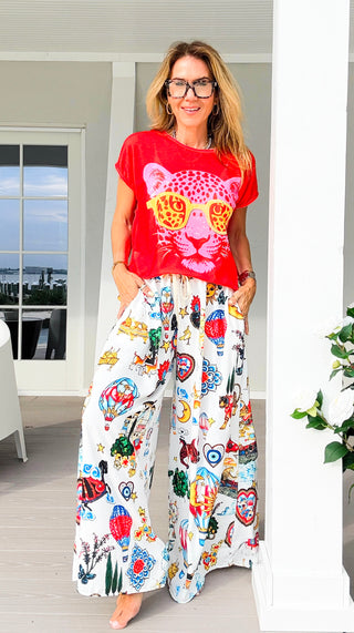 Storybook Escape Riviera Italian Pants