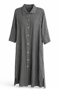 Classic Lines Italian Button Dress