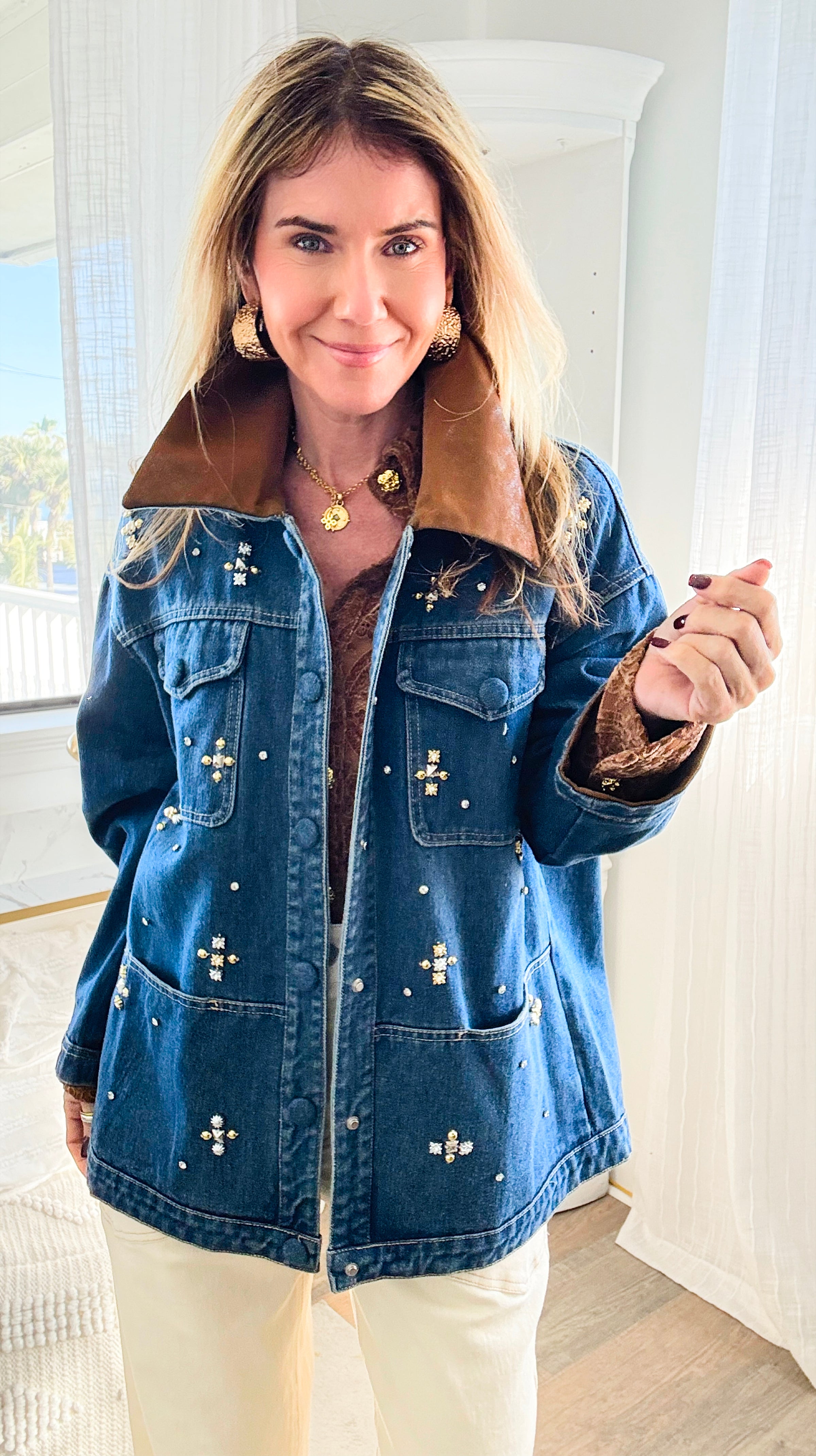 Downtown Spark Embellished Jacket