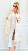 Adorable Italian Long Jacket- Beige-160 Jackets-K2-Coastal Bloom Boutique, find the trendiest versions of the popular styles and looks Located in Indialantic, FL