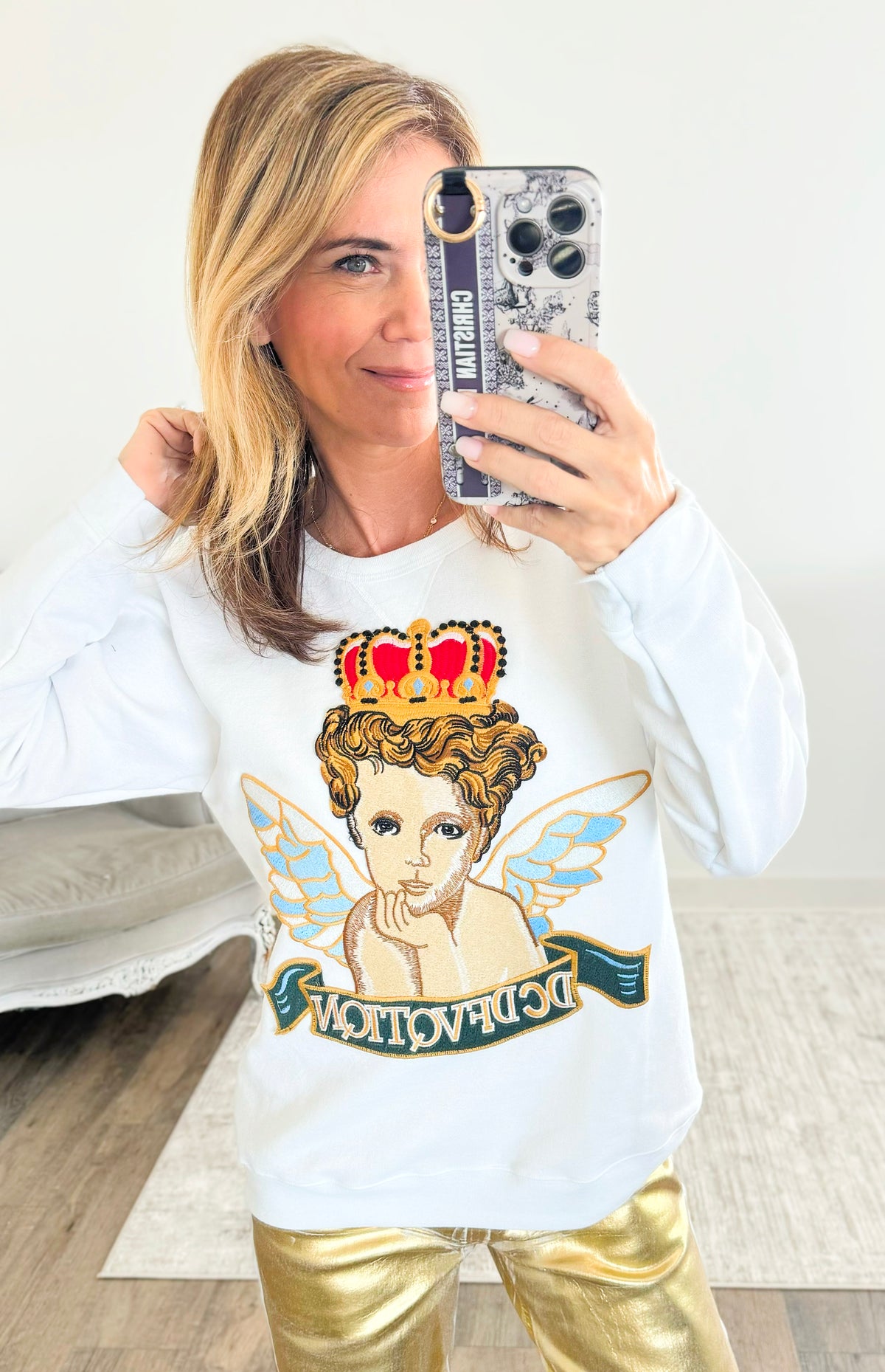 Pre Order - CB Custom Devotion Sweatshirt-130 Long Sleeve Tops-CB-Coastal Bloom Boutique, find the trendiest versions of the popular styles and looks Located in Indialantic, FL