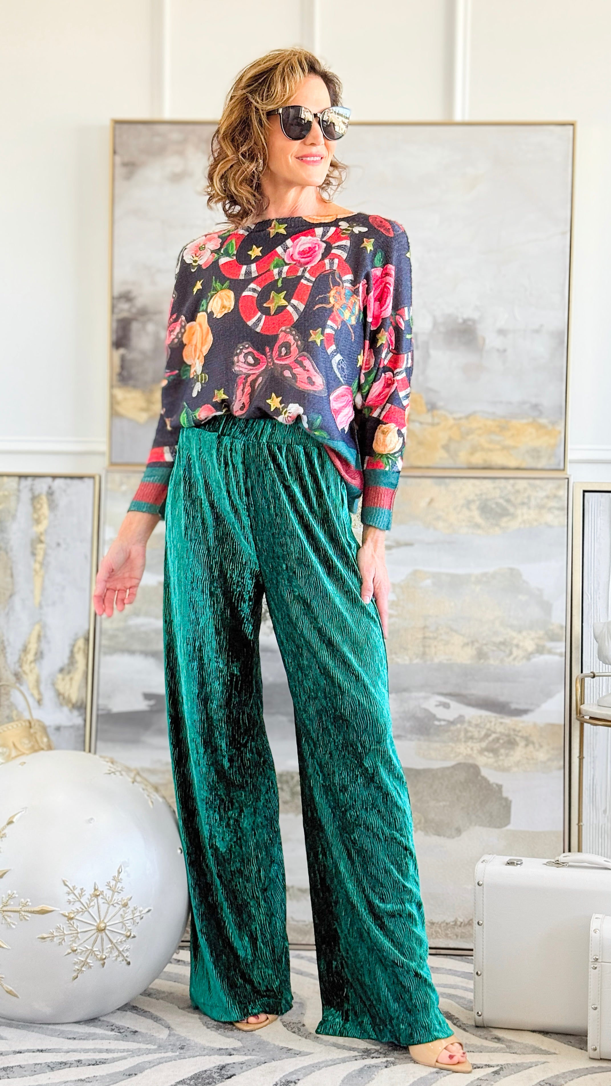 Drift Pleated Pants-100 Pants-GLAM-Coastal Bloom Boutique, find the trendiest versions of the popular styles and looks Located in Indialantic, FL