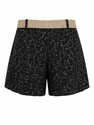 All That Glitters Belted Italian Shorts