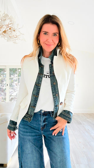 The Milan Edit Italian Jacket - Off White