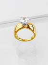 Sterling Silver Radiance Solitaire Ring-230 Jewelry-Oriental Treasure-Coastal Bloom Boutique, find the trendiest versions of the popular styles and looks Located in Indialantic, FL