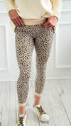 Wild Moves Leggings-Camel-170 Bottoms/Shorts-YELETE-Coastal Bloom Boutique, find the trendiest versions of the popular styles and looks Located in Indialantic, FL