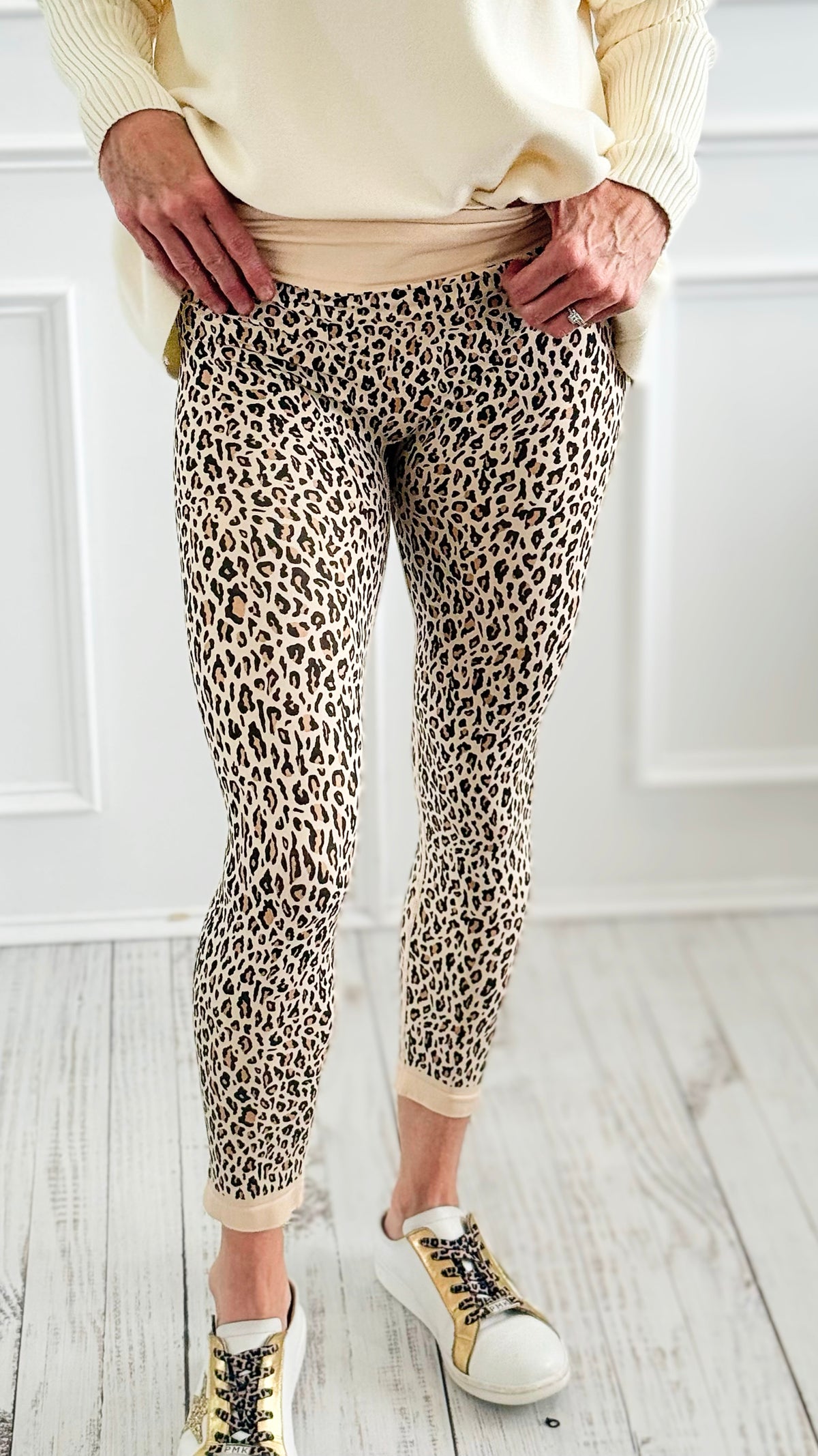 Wild Moves Leggings-Camel-170 Bottoms/Shorts-YELETE-Coastal Bloom Boutique, find the trendiest versions of the popular styles and looks Located in Indialantic, FL