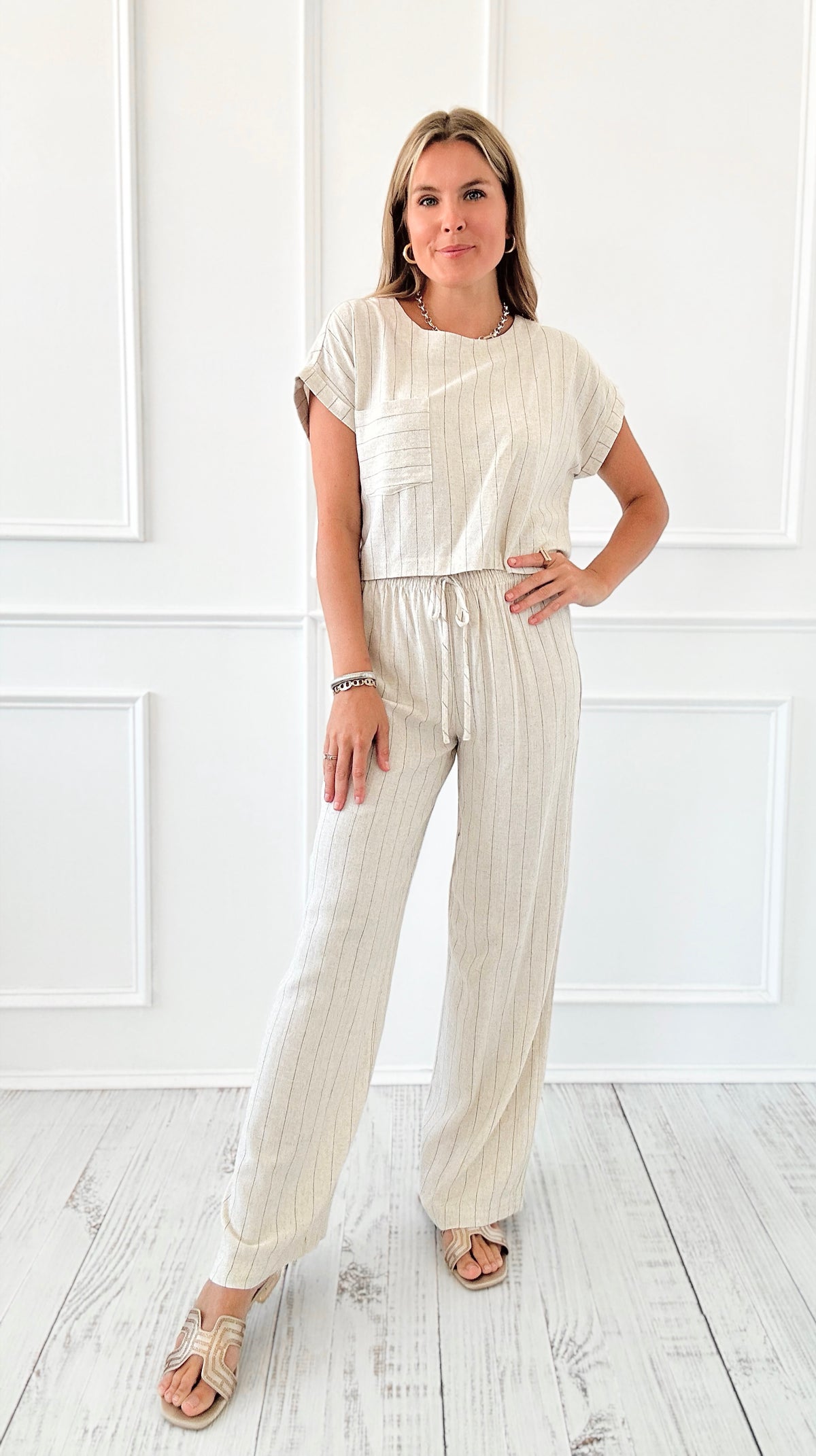Weekend Ease Lounge Pant Set-170 Bottoms-Blu Pepper-Coastal Bloom Boutique, find the trendiest versions of the popular styles and looks Located in Indialantic, FL
