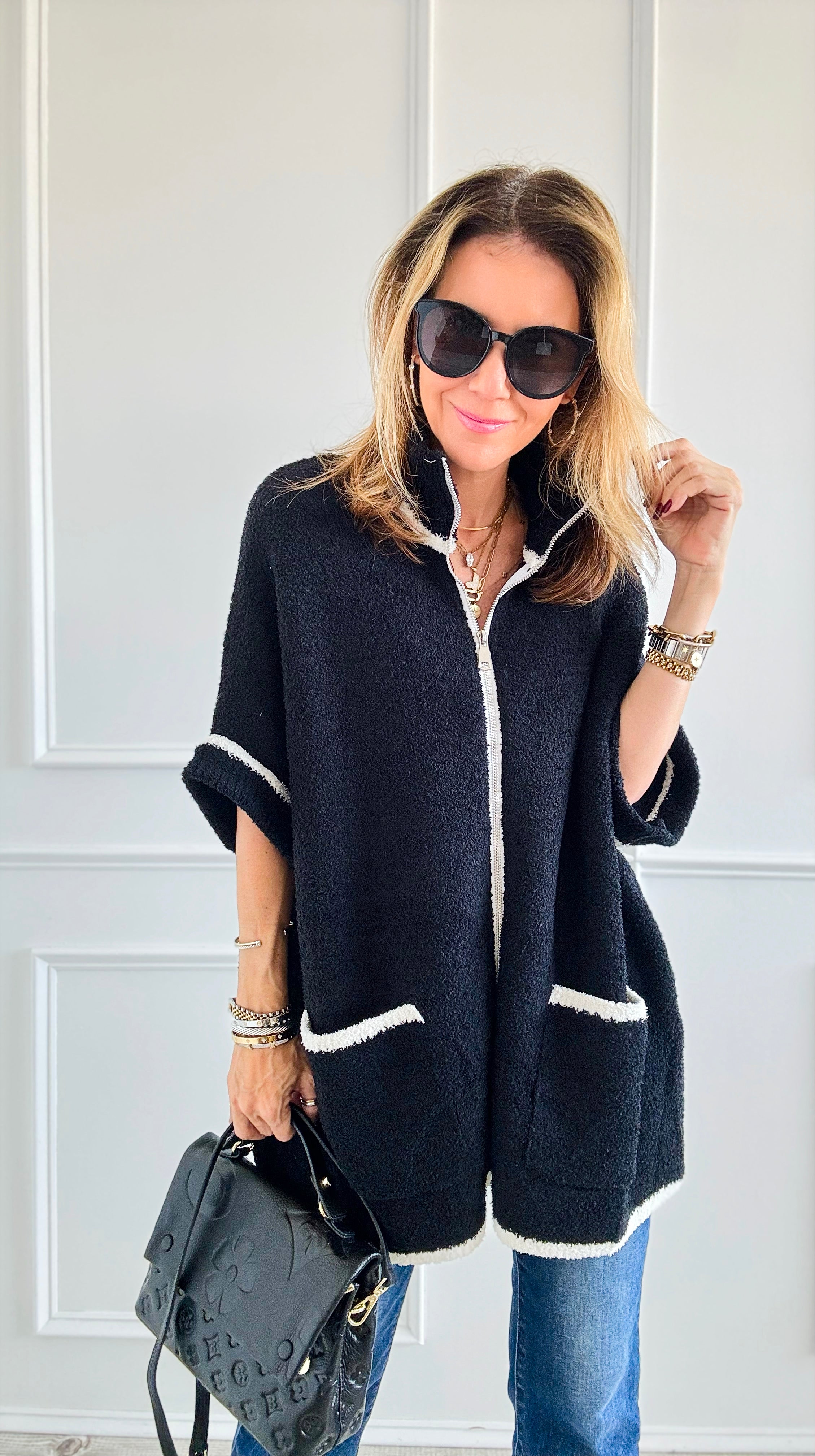 Cloud Comfort Cardigan - Black-160 Jackets-NYW-Coastal Bloom Boutique, find the trendiest versions of the popular styles and looks Located in Indialantic, FL