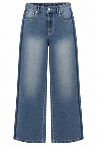 Wide Leg Denim Pants