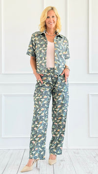 Moth to Flame Corduroy Pant-170 Bottoms-SM Wardrobe Inc-Coastal Bloom Boutique, find the trendiest versions of the popular styles and looks Located in Indialantic, FL