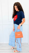 Ruffle Drift Drawcord Tencel Pant-100 Pants-EASEL-Coastal Bloom Boutique, find the trendiest versions of the popular styles and looks Located in Indialantic, FL