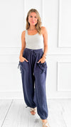 Drawstring Pocket Pants-170 Bottoms-Jade By Jane-Coastal Bloom Boutique, find the trendiest versions of the popular styles and looks Located in Indialantic, FL