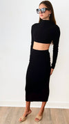 Ultra Soft Sweater & Maxi Skirt Set-210 Loungewear/Sets-NO VACANCY-Coastal Bloom Boutique, find the trendiest versions of the popular styles and looks Located in Indialantic, FL
