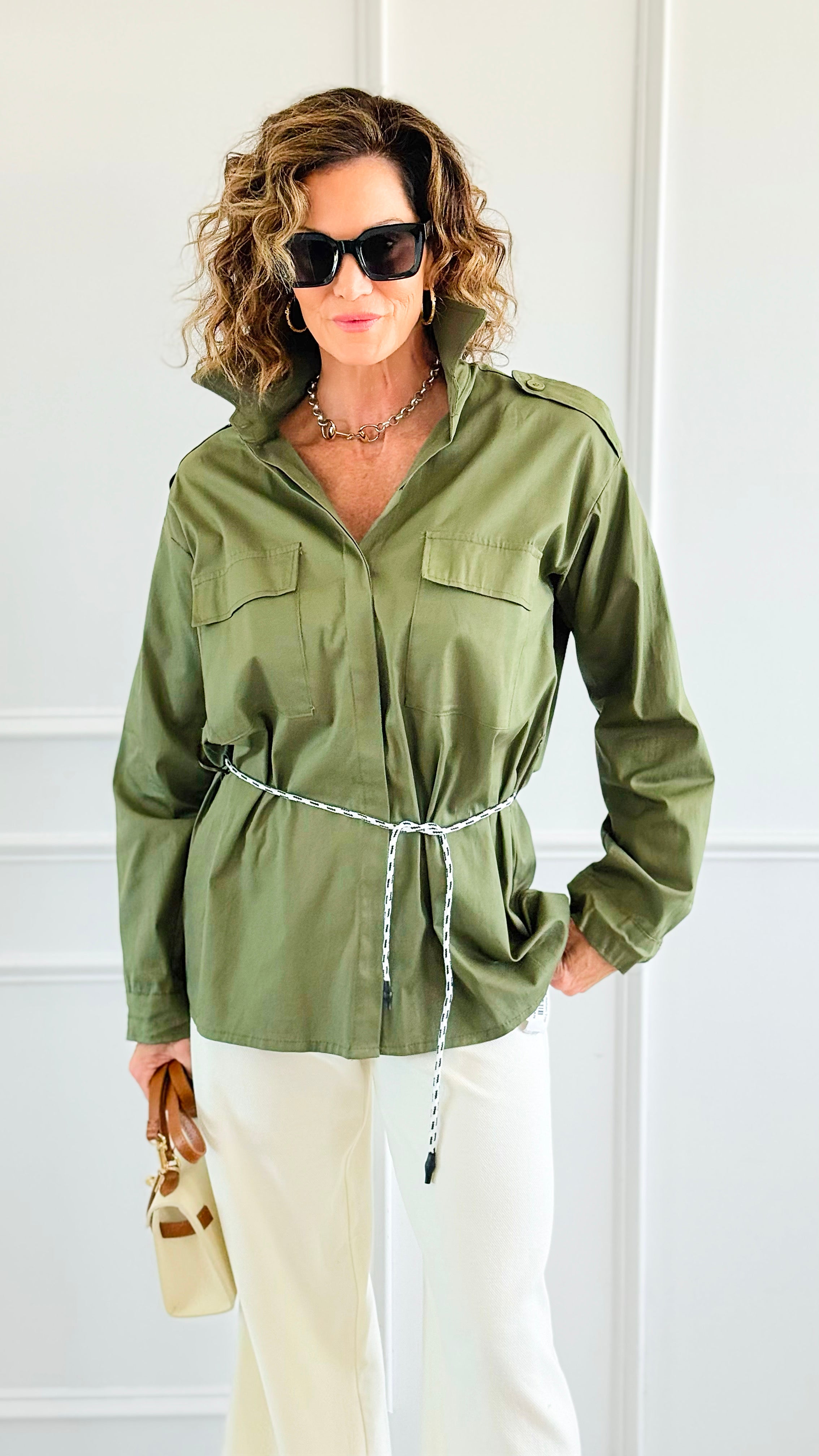 Dalmatian Dream Italian Top-110 Long Sleeve Tops-Mitica & Co-Coastal Bloom Boutique, find the trendiest versions of the popular styles and looks Located in Indialantic, FL