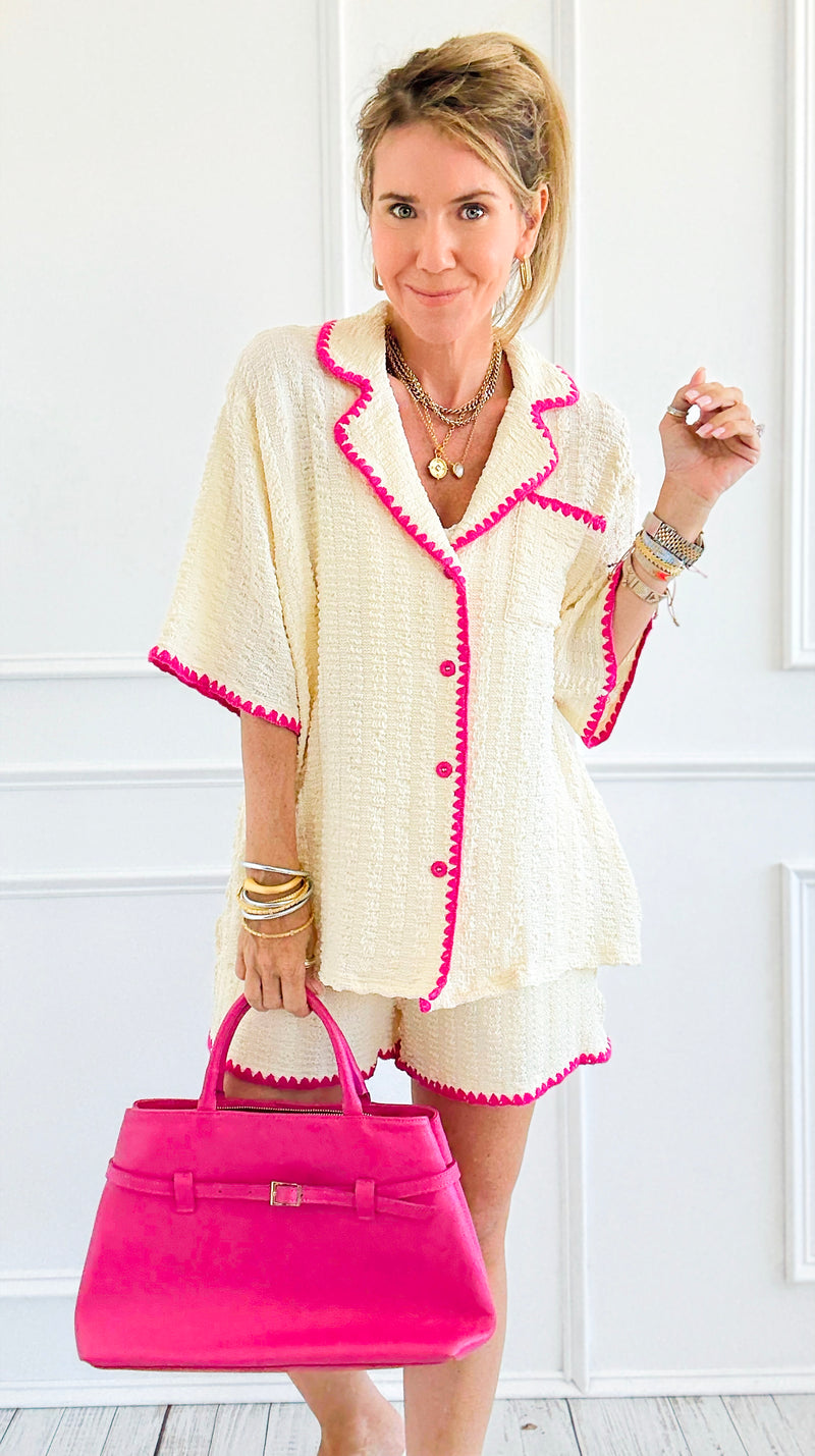 Soft Knit Lounge Set-210 Loungewear/Sets-Fantastic Fawn-Coastal Bloom Boutique, find the trendiest versions of the popular styles and looks Located in Indialantic, FL
